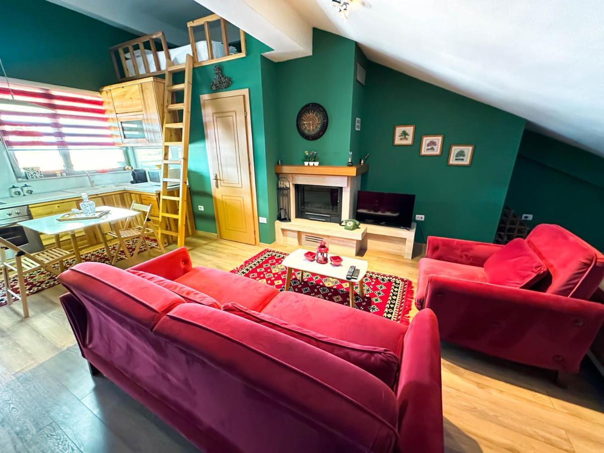 Cozy Elegance Above Korca Apartment Bagian luar foto